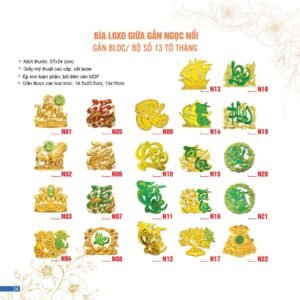 Lịch Bìa Treo 2027 AC Mẫu AC15 (37 x 34 cm) Ấn Phẩm Lịch Tết Eco Thân Thiện Môi Trường in logo doanh nghiệp quà tặng Tết tại Quà Tặng EcoTech VN