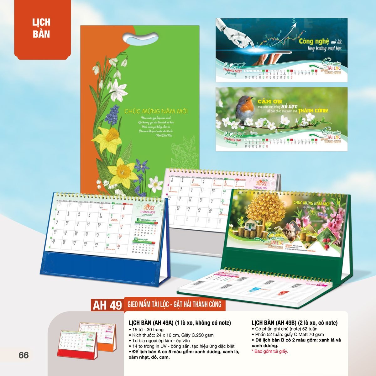 Lịch Bàn Chữ M (Có Note 52 Tuần) 2027 AH Mẫu AH49 (24 x 16cm) Ấn Phẩm Lịch Tết Eco Thân Thiện Môi Trường Lịch Bàn Chữ M (Có Note 52 Tuần) 2027 AH Mẫu AH49 (24 x 16cm) Ấn Phẩm Lịch Tết Eco Thân Thiện Môi Trường in logo doanh nghiệp quà tặng Tết tại Quà Tặng EcoTech VN