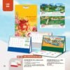 Lịch Bàn Chữ M (Có Note 52 Tuần) 2027 AH Mẫu AH54 (24 x 16cm) Ấn Phẩm Lịch Tết Eco Thân Thiện Môi Trường in logo doanh nghiệp quà tặng Tết tại Quà Tặng EcoTech VN