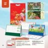 Lịch Bàn Chữ M (Có Note 52 Tuần) 2027 AH Mẫu AH59 (24 x 16cm) Ấn Phẩm Lịch Tết Eco Thân Thiện Môi Trường in logo doanh nghiệp quà tặng Tết tại Quà Tặng EcoTech VN