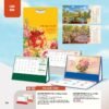 Lịch Bàn Chữ M (Có Note 52 Tuần) 2027 AH Mẫu AH63 (24 x 16cm) Ấn Phẩm Lịch Tết Eco Thân Thiện Môi Trường in logo doanh nghiệp quà tặng Tết tại Quà Tặng EcoTech VN