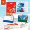 Lịch Bàn Chữ M (Có Note 52 Tuần) 2027 AH Mẫu AH65 (24 x 16cm) Ấn Phẩm Lịch Tết Eco Thân Thiện Môi Trường in logo doanh nghiệp quà tặng Tết tại Quà Tặng EcoTech VN