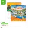 Lịch Treo Tường Lò Xo 7 Tờ 2027 AH Mẫu AH73 (40 x 60cm) Ấn Phẩm Lịch Tết Eco Thân Thiện Môi Trường in logo doanh nghiệp quà tặng Tết tại Quà Tặng EcoTech VN