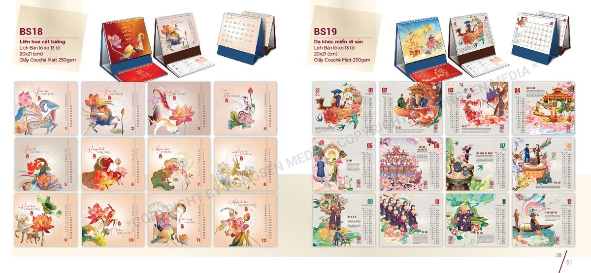 Lịch Để Bàn Nghệ Thuật 2027 BS26 Ấn Phẩm Lịch Tết Eco Thân Thiện Môi Trường Lịch Để Bàn Nghệ Thuật 2027 BS26 Ấn Phẩm Lịch Tết Eco Thân Thiện Môi Trường