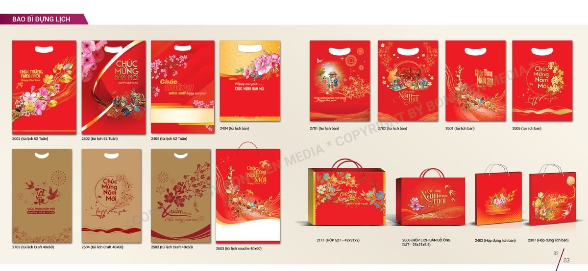 Lịch 52 Tuần BS 2027 BS42 Ấn Phẩm Lịch Tết Eco Thân Thiện Môi Trường
