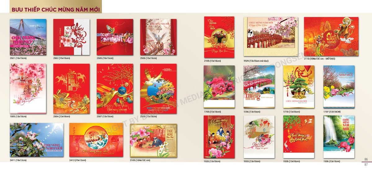 Lịch 52 Tuần BS 2027 BS44 Ấn Phẩm Lịch Tết Eco Thân Thiện Môi Trường