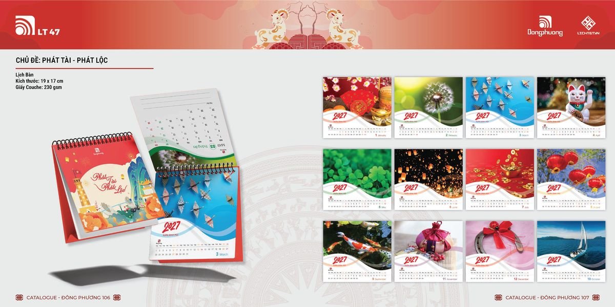 Lịch Bloc ĐP 2027 DP52 Ấn Phẩm Lịch Tết Eco Thân Thiện Môi Trường Lịch Bloc ĐP 2027 DP52 Ấn Phẩm Lịch Tết Eco Thân Thiện Môi Trường
