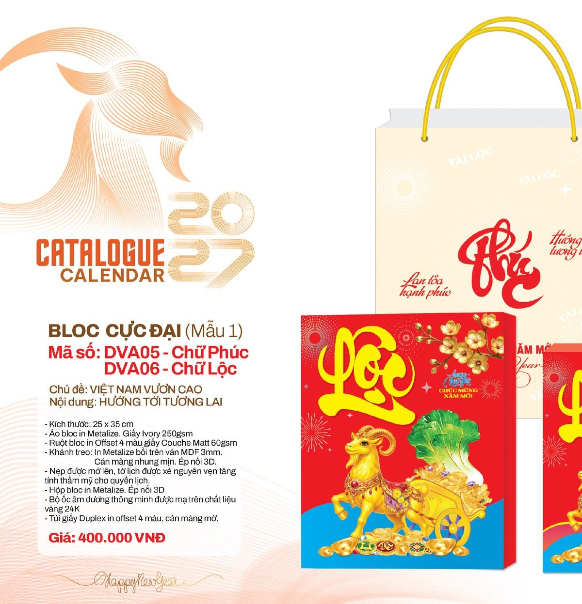 Lịch Bloc Cực Đại 2027 DVA Mẫu DVA05 (25 x 35cm) Ấn Phẩm Lịch Tết Eco Thân Thiện Môi Trường Lịch Bloc Cực Đại 2027 DVA Mẫu DVA05 (25 x 35cm) Ấn Phẩm Lịch Tết Eco Thân Thiện Môi Trường in logo doanh nghiệp quà tặng Tết tại Quà Tặng EcoTech VN