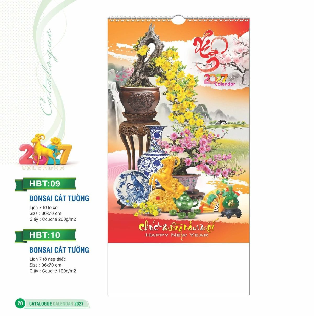 Lịch Treo Tường Lò Xo 2027 HBT Mẫu HBT10 (36 x 70cm) Ấn Phẩm Lịch Tết Eco Thân Thiện Môi Trường Lịch Treo Tường Lò Xo 2027 HBT Mẫu HBT10 (36 x 70cm) Ấn Phẩm Lịch Tết Eco Thân Thiện Môi Trường in logo doanh nghiệp quà tặng Tết tại Quà Tặng EcoTech VN