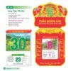Lịch Bloc Đại Đặc Biệt 2027 HBT Mẫu HBT164 - Lộc Xuân (17 x 24cm) Ấn Phẩm Lịch Tết Eco Thân Thiện Môi Trường in logo doanh nghiệp quà tặng Tết tại Quà Tặng EcoTech VN