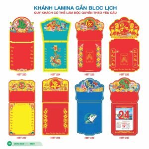 Lịch Bìa Treo 2027 HBT Mẫu HBT229 (40 x 62 cm) Ấn Phẩm Lịch Tết Eco Thân Thiện Môi Trường in logo doanh nghiệp quà tặng Tết tại Quà Tặng EcoTech VN