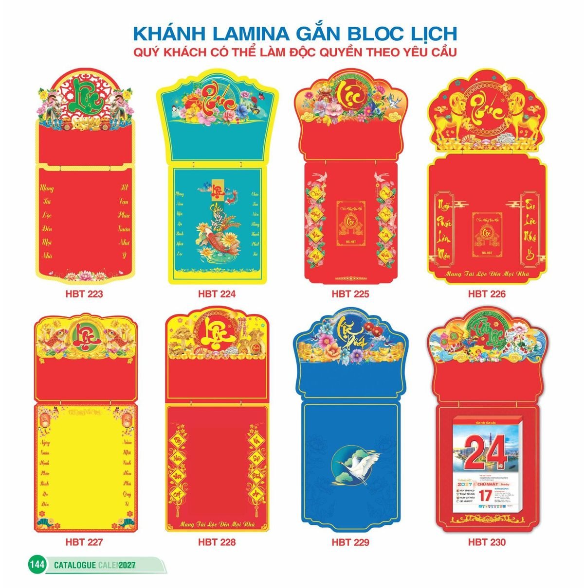 Lịch Bìa Treo 2027 HBT Mẫu HBT232 (40 x 62 cm) Ấn Phẩm Lịch Tết Eco Thân Thiện Môi Trường Lịch Bìa Treo 2027 HBT Mẫu HBT232 (40 x 62 cm) Ấn Phẩm Lịch Tết Eco Thân Thiện Môi Trường in logo doanh nghiệp quà tặng Tết tại Quà Tặng EcoTech VN