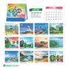 Lịch Để Bàn 2027 HBT Mẫu HBT36 (19 x 21cm) Ấn Phẩm Lịch Tết Eco Thân Thiện Môi Trường in logo doanh nghiệp quà tặng Tết tại Quà Tặng EcoTech VN