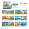 Lịch Để Bàn 2027 HBT Mẫu HBT40 (19 x 21cm) Ấn Phẩm Lịch Tết Eco Thân Thiện Môi Trường in logo doanh nghiệp quà tặng Tết tại Quà Tặng EcoTech VN