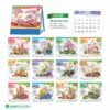 Lịch Để Bàn 2027 HBT Mẫu HBT42 (19 x 21cm) Ấn Phẩm Lịch Tết Eco Thân Thiện Môi Trường in logo doanh nghiệp quà tặng Tết tại Quà Tặng EcoTech VN