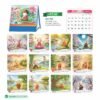 Lịch Để Bàn 2027 HBT Mẫu HBT48 (19 x 21cm) Ấn Phẩm Lịch Tết Eco Thân Thiện Môi Trường in logo doanh nghiệp quà tặng Tết tại Quà Tặng EcoTech VN