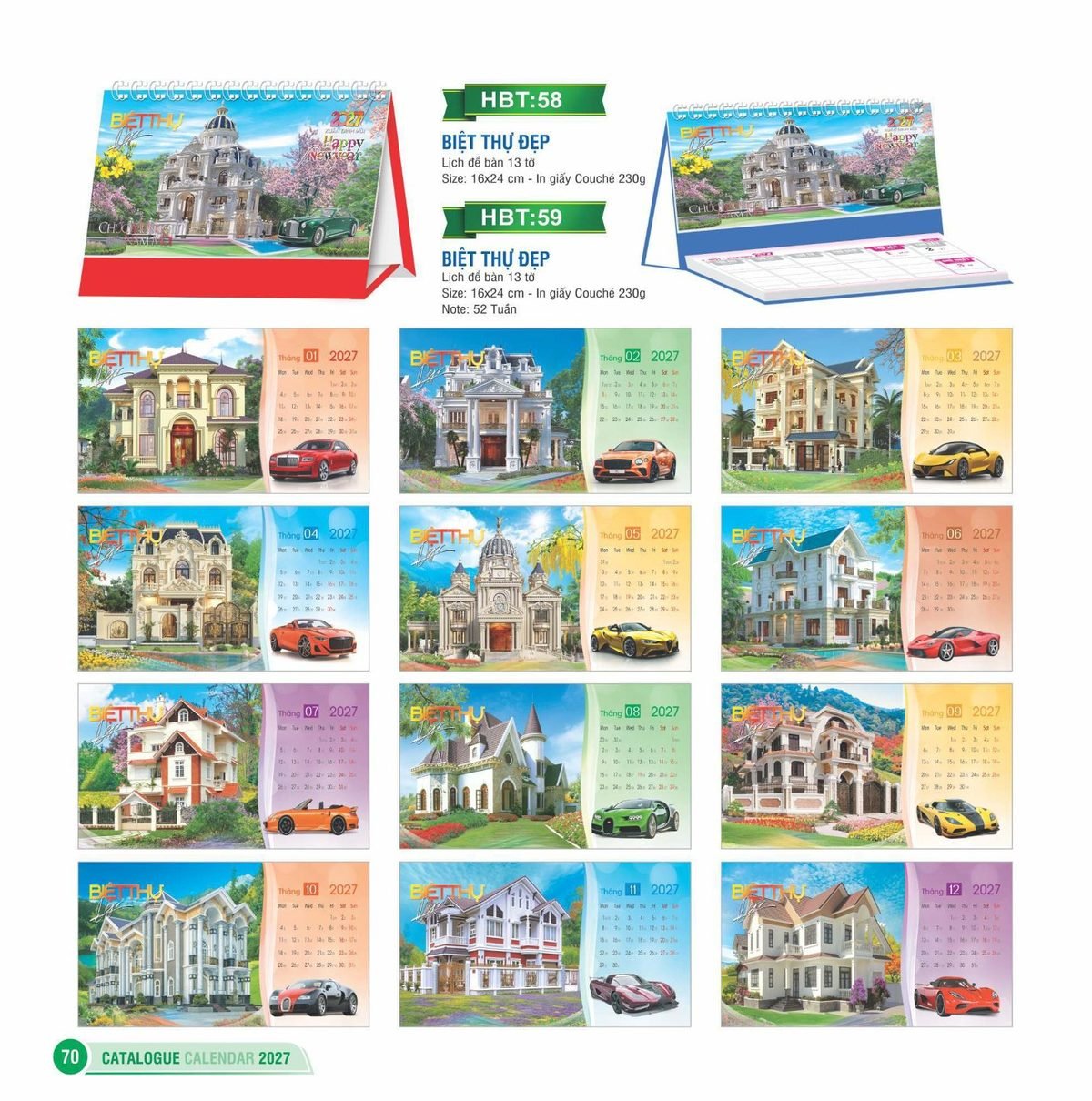 Lịch Bàn Chữ M (Có Note 52 Tuần) 2027 HBT Mẫu HBT61 (16 x 24cm) Ấn Phẩm Lịch Tết Eco Thân Thiện Môi Trường Lịch Bàn Chữ M (Có Note 52 Tuần) 2027 HBT Mẫu HBT61 (16 x 24cm) Ấn Phẩm Lịch Tết Eco Thân Thiện Môi Trường in logo doanh nghiệp quà tặng Tết tại Quà Tặng EcoTech VN
