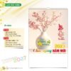 Lịch Treo Tường 2027 HT Mẫu HT43 (40 x 60cm) Ấn Phẩm Lịch Tết Eco Thân Thiện Môi Trường in logo doanh nghiệp quà tặng Tết tại Quà Tặng EcoTech VN