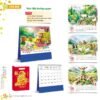 Lịch Để Bàn 2027 HT Mẫu HT75 (18 x 21cm) Ấn Phẩm Lịch Tết Eco Thân Thiện Môi Trường in logo doanh nghiệp quà tặng Tết tại Quà Tặng EcoTech VN