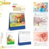 Lịch Để Bàn 2027 HT Mẫu HT77 (18 x 21cm) Ấn Phẩm Lịch Tết Eco Thân Thiện Môi Trường in logo doanh nghiệp quà tặng Tết tại Quà Tặng EcoTech VN