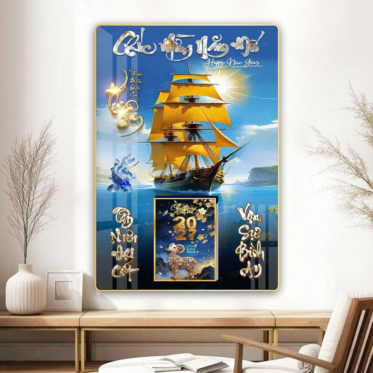 Lịch Gỗ Lamina Cao Cấp 40x60cm 2027 LM406_064 Ấn Phẩm Lịch Tết Eco Thân Thiện Môi Trường Lịch Gỗ Lamina Cao Cấp 40x60cm 2027 LM406_064 - Quà Tặng EcoTech