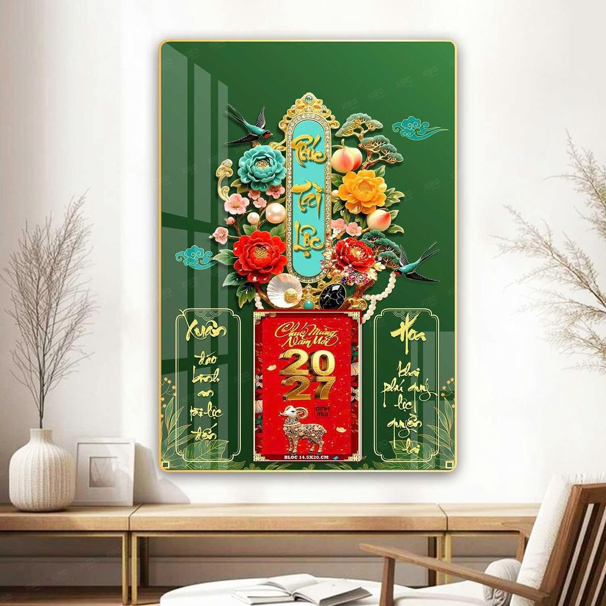 Lịch Gỗ Lamina Cao Cấp 40x60cm 2027 LM406_068 Ấn Phẩm Lịch Tết Eco Thân Thiện Môi Trường Lịch Gỗ Lamina Cao Cấp 40x60cm 2027 LM406_068 - Quà Tặng EcoTech