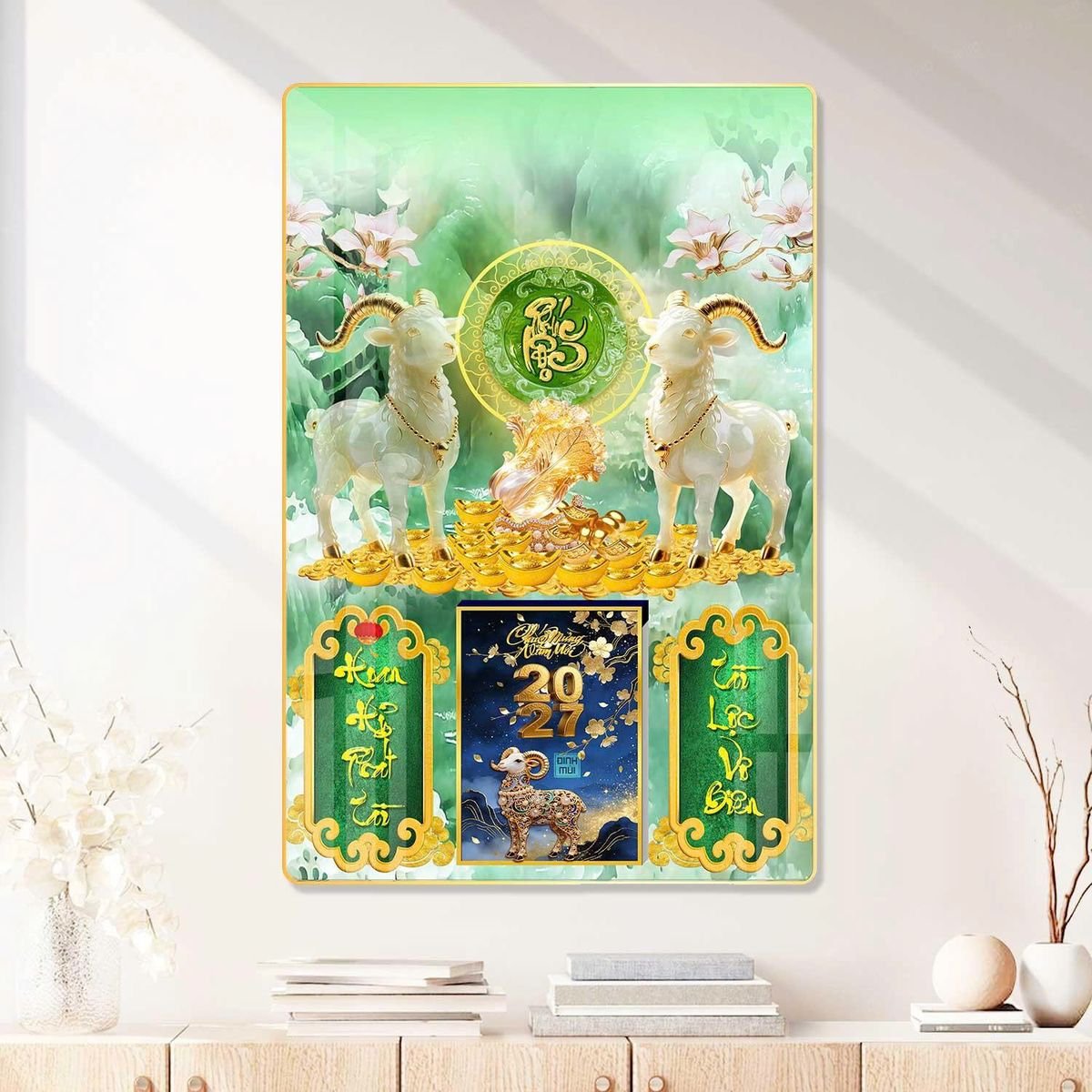 Lịch Gỗ Lamina Cao Cấp 40x60cm 2027 LM406_081 Ấn Phẩm Lịch Tết Eco Thân Thiện Môi Trường Lịch Gỗ Lamina Cao Cấp 40x60cm 2027 LM406_081 - Quà Tặng EcoTech