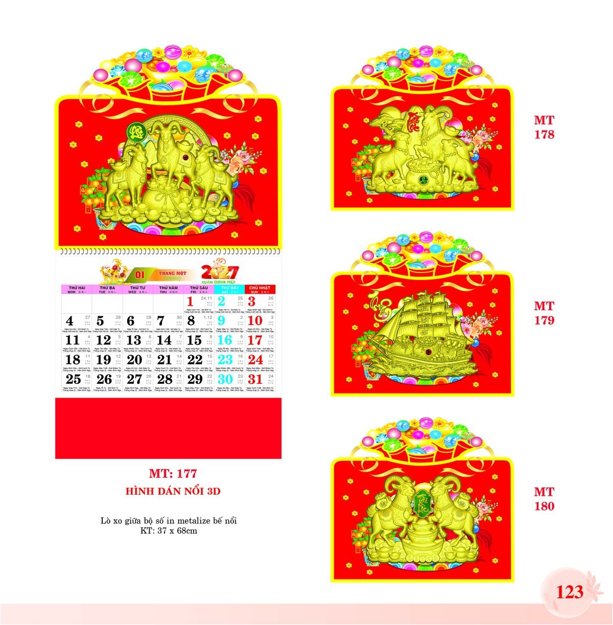 Lịch Treo Tường Lò Xo 2027 MT Mẫu MT179 (37 x 68cm) Ấn Phẩm Lịch Tết Eco Thân Thiện Môi Trường Lịch Treo Tường Lò Xo 2027 MT Mẫu MT179 (37 x 68cm) Ấn Phẩm Lịch Tết Eco Thân Thiện Môi Trường in logo doanh nghiệp quà tặng Tết tại Quà Tặng EcoTech VN