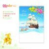 Lịch Treo Tường Lò Xo 2027 MT Mẫu MT23 - Thuận Buồm Xuôi Gió (40 x 60cm) Ấn Phẩm Lịch Tết Eco Thân Thiện Môi Trường in logo doanh nghiệp quà tặng Tết tại Quà Tặng EcoTech VN
