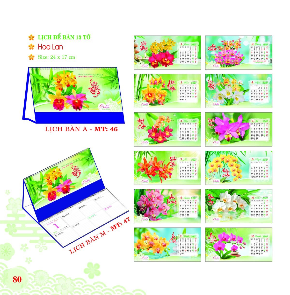 Lịch Để Bàn 2027 MT Mẫu MT46 (24 x 17cm) Ấn Phẩm Lịch Tết Eco Thân Thiện Môi Trường Lịch Để Bàn 2027 MT Mẫu MT46 (24 x 17cm) Ấn Phẩm Lịch Tết Eco Thân Thiện Môi Trường in logo doanh nghiệp quà tặng Tết tại Quà Tặng EcoTech VN
