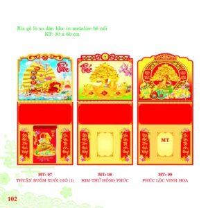 Bìa Lò Xo Dán Bloc 2027 MT Mẫu MT97 - Thuận Buồm Xuôi Gió (30 x 60cm) Ấn Phẩm Lịch Tết Eco Thân Thiện Môi Trường in logo doanh nghiệp quà tặng Tết tại Quà Tặng EcoTech VN