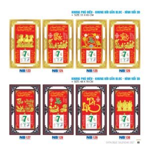 Lịch Bloc 2027 NB Mẫu NB126 - An Khang Thịnh Vượng (55  x  85 cm) Ấn Phẩm Lịch Tết Eco Thân Thiện Môi Trường in logo doanh nghiệp quà tặng Tết tại Quà Tặng EcoTech VN