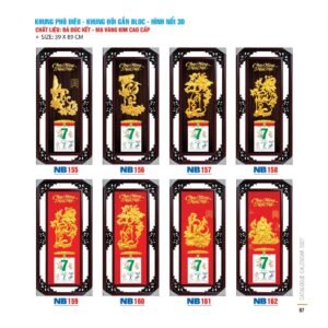 Lịch Bloc 2027 NB Mẫu NB159 (39  x  89 cm) Ấn Phẩm Lịch Tết Eco Thân Thiện Môi Trường in logo doanh nghiệp quà tặng Tết tại Quà Tặng EcoTech VN