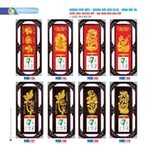 Lịch Bloc 2027 NB Mẫu NB167 (39 x 89cm) Ấn Phẩm Lịch Tết Eco Thân Thiện Môi Trường in logo doanh nghiệp quà tặng Tết tại Quà Tặng EcoTech VN