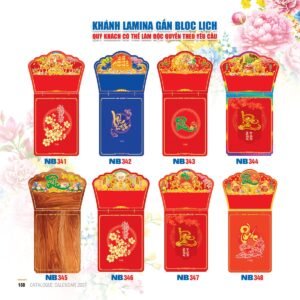 Lịch Bloc 2027 NB Mẫu NB341 (29 x 41 cm) Ấn Phẩm Lịch Tết Eco Thân Thiện Môi Trường in logo doanh nghiệp quà tặng Tết tại Quà Tặng EcoTech VN