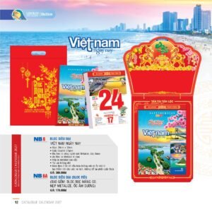 Lịch Bloc Siêu Đại 2027 NB Mẫu NB6 (20 x 30cm) Ấn Phẩm Lịch Tết Eco Thân Thiện Môi Trường in logo doanh nghiệp quà tặng Tết tại Quà Tặng EcoTech VN