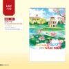 Lịch Treo Tường Lò Xo 2027 NHA Mẫu NHA80 (40 x 60cm) Ấn Phẩm Lịch Tết Eco Thân Thiện Môi Trường in logo doanh nghiệp quà tặng Tết tại Quà Tặng EcoTech VN