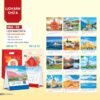 Lịch Bàn Chữ A 2027 NHA Mẫu NHA92 - Thế Giới Muôn Màu (17 x 19cm) Ấn Phẩm Lịch Tết Eco Thân Thiện Môi Trường in logo doanh nghiệp quà tặng Tết tại Quà Tặng EcoTech VN