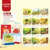 Lịch Bàn Chữ A 2027 NHA Mẫu NHA94 (17 x 19cm) Ấn Phẩm Lịch Tết Eco Thân Thiện Môi Trường in logo doanh nghiệp quà tặng Tết tại Quà Tặng EcoTech VN