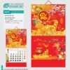 Lịch Bìa Treo 2027 NH Mẫu NH2021 (37 x 68cm) Ấn Phẩm Lịch Tết Eco Thân Thiện Môi Trường in logo doanh nghiệp quà tặng Tết tại Quà Tặng EcoTech VN