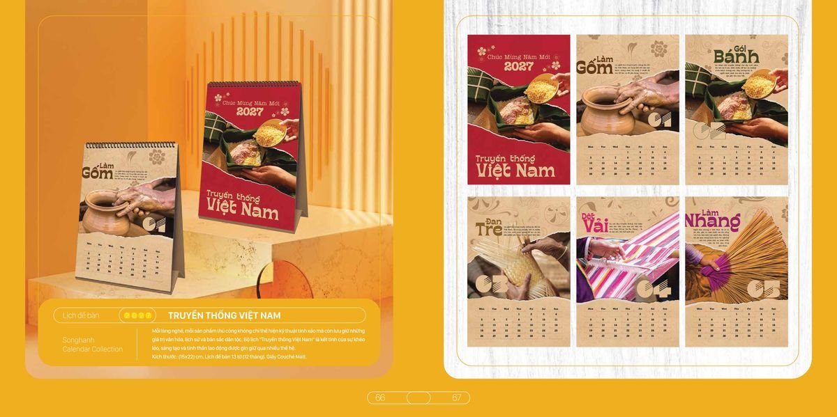 Lịch Bloc Cao Cấp SH 2027 SH28 Ấn Phẩm Lịch Tết Eco Thân Thiện Môi Trường Lịch Bloc Cao Cấp SH 2027 SH28 Ấn Phẩm Lịch Tết Eco Thân Thiện Môi Trường