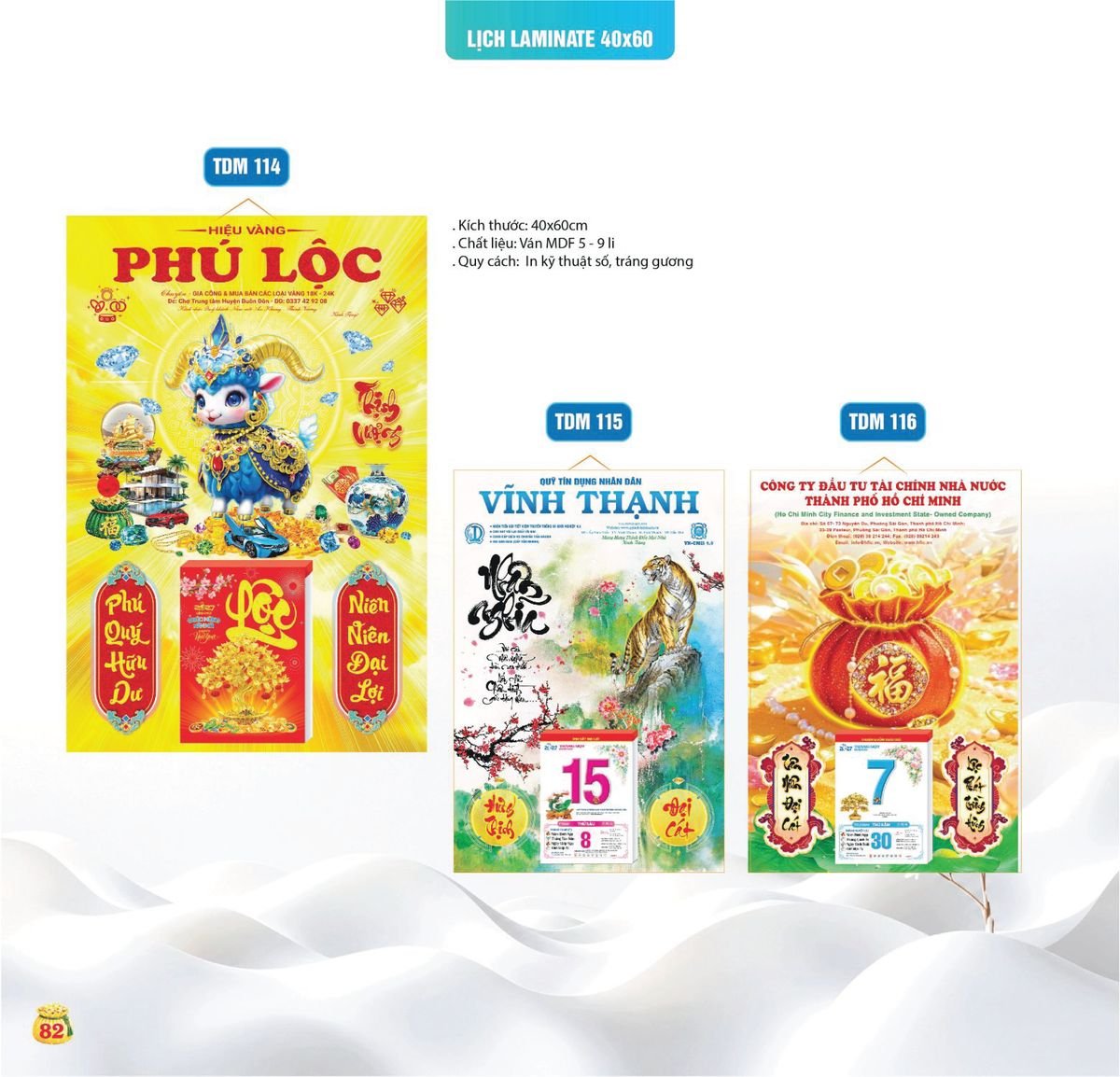 Lịch Bloc Siêu Cực Đại 2027 TDM79 Ấn Phẩm Lịch Tết Eco Thân Thiện Môi Trường