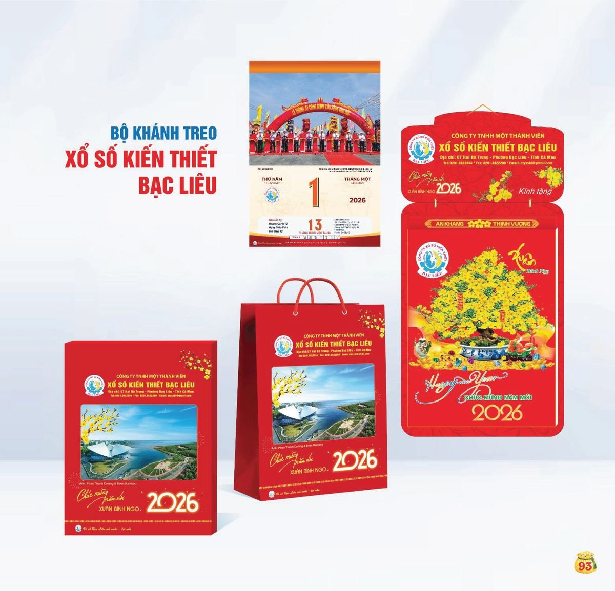 Lịch Bloc Siêu Cực Đại 2027 TDM90 Ấn Phẩm Lịch Tết Eco Thân Thiện Môi Trường
