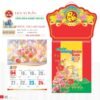 Lịch Treo Tường Lò Xo 2027 TD Mẫu TD40 (40 x 60 cm) Ấn Phẩm Lịch Tết Eco Thân Thiện Môi Trường in logo doanh nghiệp quà tặng Tết tại Quà Tặng EcoTech VN