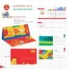 Lịch Để Bàn 2027 TD Mẫu TD43 (14 x 24cm) Ấn Phẩm Lịch Tết Eco Thân Thiện Môi Trường in logo doanh nghiệp quà tặng Tết tại Quà Tặng EcoTech VN