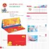 Lịch Để Bàn 2027 TD Mẫu TD46 (14 x 24cm) Ấn Phẩm Lịch Tết Eco Thân Thiện Môi Trường in logo doanh nghiệp quà tặng Tết tại Quà Tặng EcoTech VN