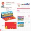 Lịch Để Bàn 2027 TD Mẫu TD48 (14 x 24cm) Ấn Phẩm Lịch Tết Eco Thân Thiện Môi Trường in logo doanh nghiệp quà tặng Tết tại Quà Tặng EcoTech VN