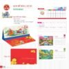 Lịch Để Bàn 2027 TD Mẫu TD49 (14 x 24cm) Ấn Phẩm Lịch Tết Eco Thân Thiện Môi Trường in logo doanh nghiệp quà tặng Tết tại Quà Tặng EcoTech VN