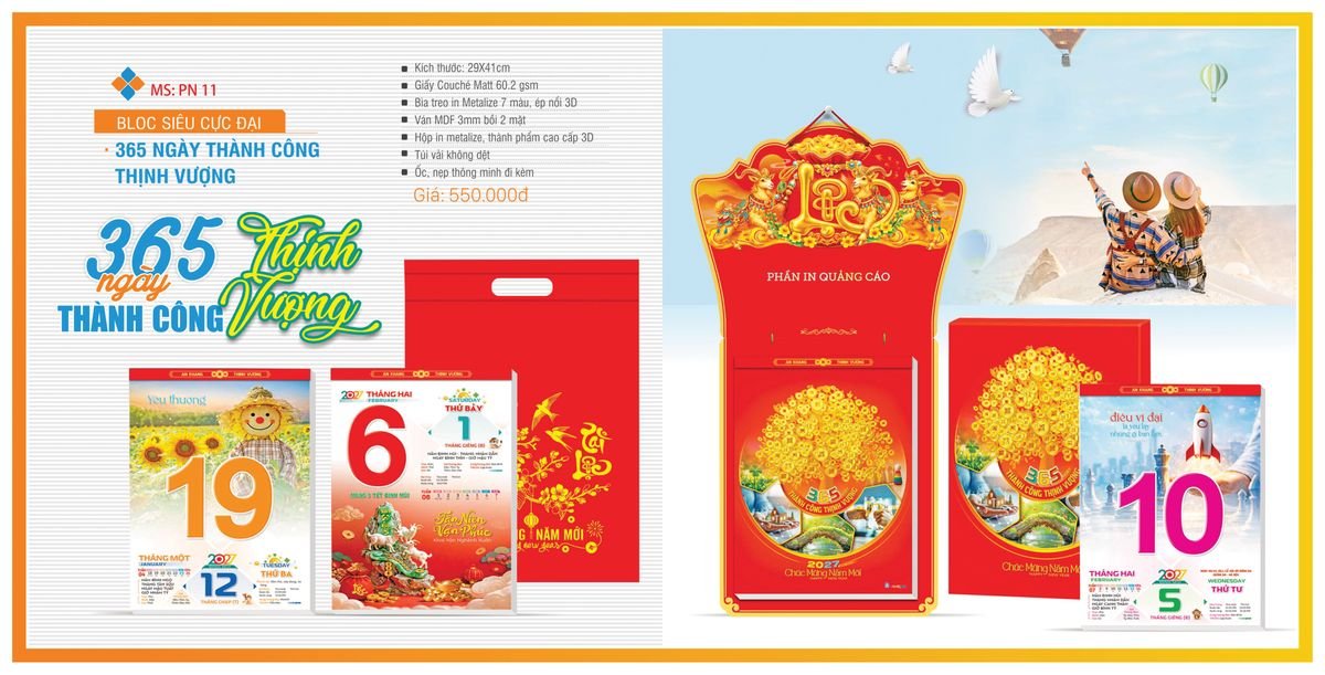 Lịch Bloc TPN 2027 TPNBLOC13 Ấn Phẩm Lịch Tết Eco Thân Thiện Môi Trường Lịch Bloc TPN 2027 TPNBLOC13 Ấn Phẩm Lịch Tết Eco Thân Thiện Môi Trường