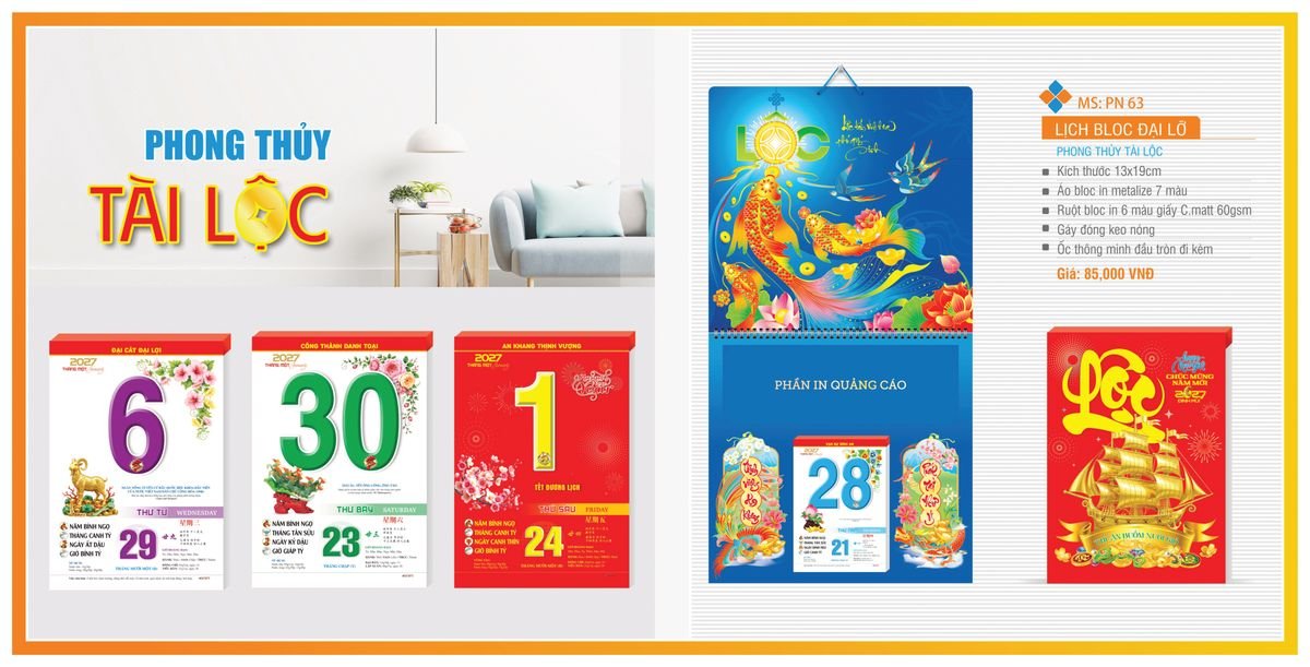 Lịch Bloc TPN 2027 TPNBLOC70 Ấn Phẩm Lịch Tết Eco Thân Thiện Môi Trường Lịch Bloc TPN 2027 TPNBLOC70 Ấn Phẩm Lịch Tết Eco Thân Thiện Môi Trường